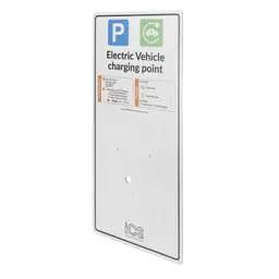 ev charger ICS 400mm x 850mm Public Use Wall Mount Reflective EV Charge Point Sign - ev charger ICS 400mm x 850mm Public Use Wall Mount Reflective EV Charge Point Sign