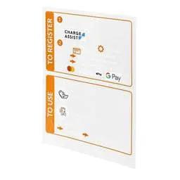 ev charger ICS 234mm x 180mm Public Use EV Charge Point Sticker - ev charger ICS 234mm x 180mm Public Use EV Charge Point Sticker