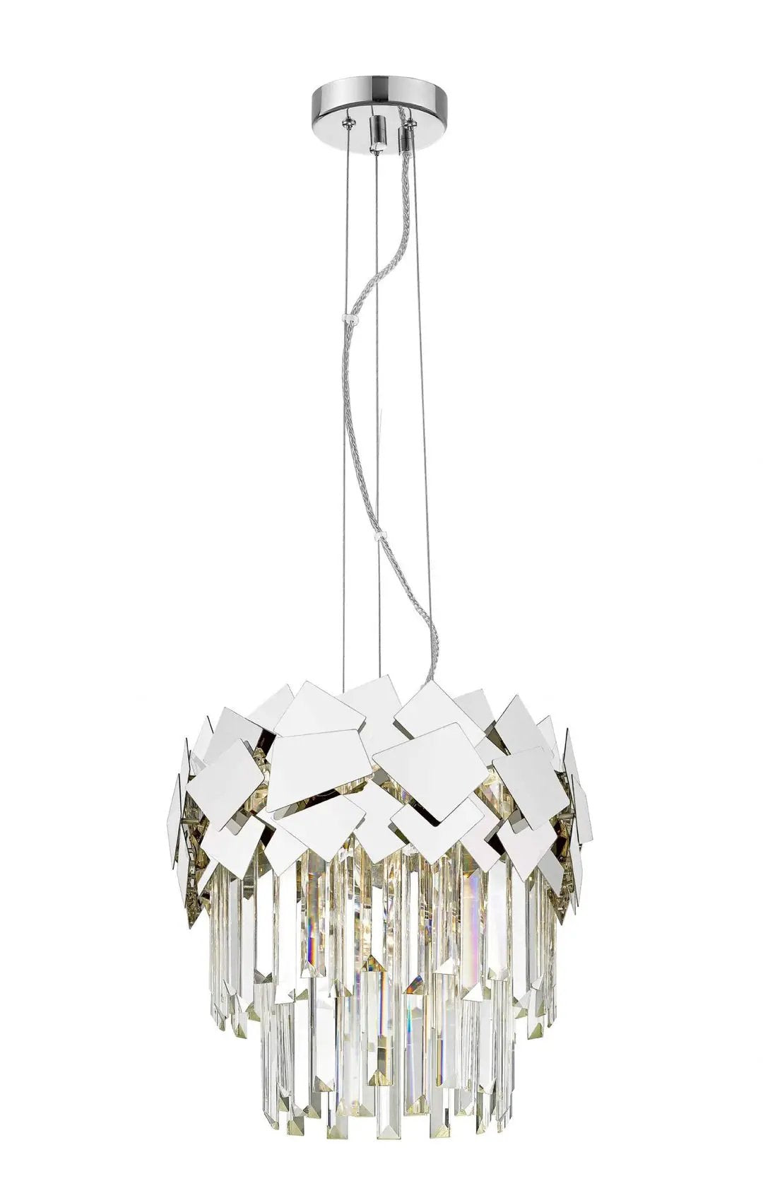 impex Impex CF1929/06/CH Celine 6 Light Pendant Chrome Crystal - impex Impex CF1929/06/CH Celine 6 Light Pendant Chrome Crystal