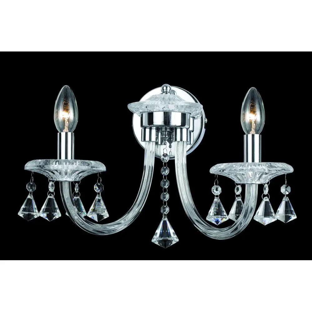 impex Impex CF112151/02/WB/CH Calgary Chrome Wall Crystal - impex Impex CF112151/02/WB/CH Calgary Chrome Wall Crystal