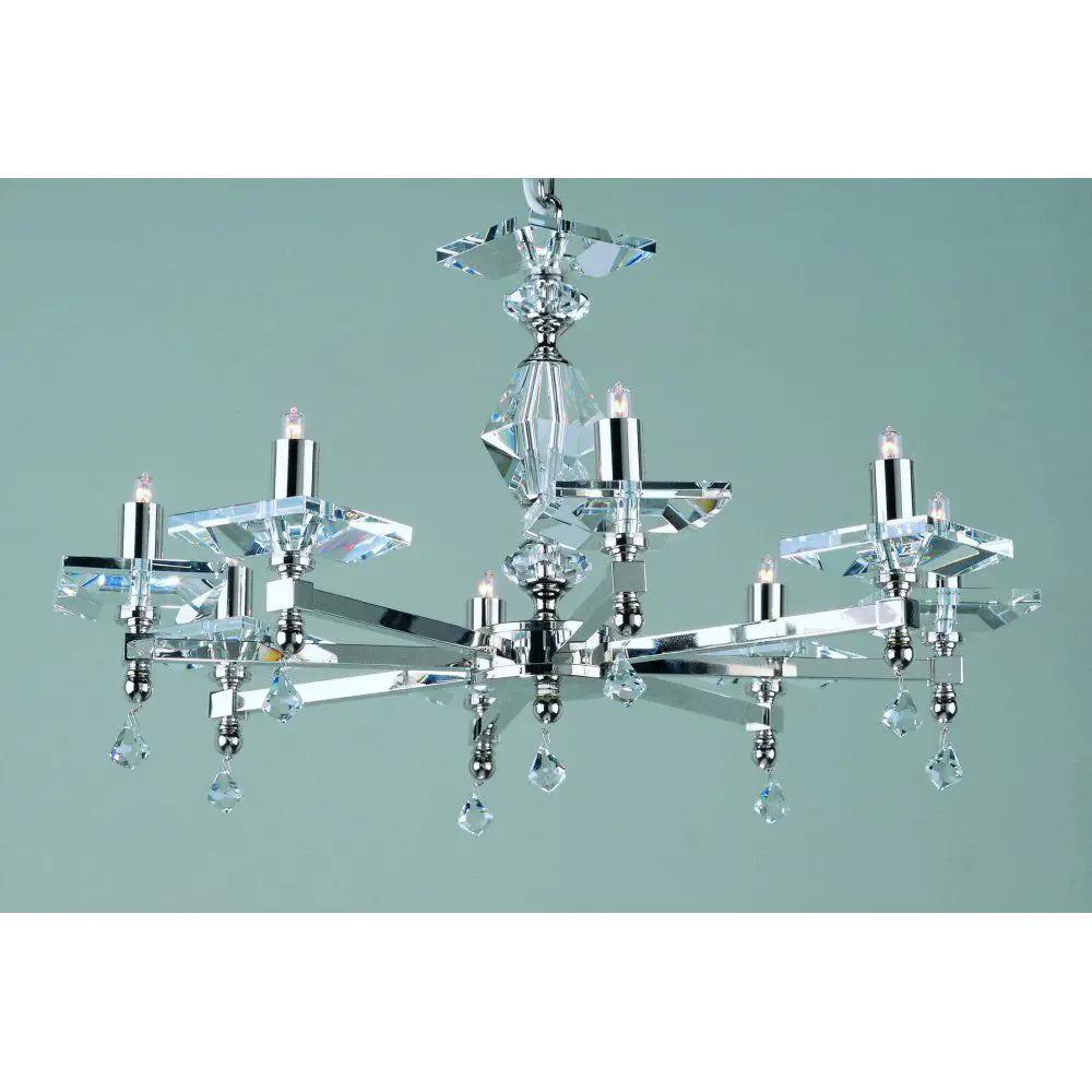 impex Impex STH04054/08/N Capri Optic Glass Pans Nickel - impex Impex STH04054/08/N Capri Optic Glass Pans Nickel