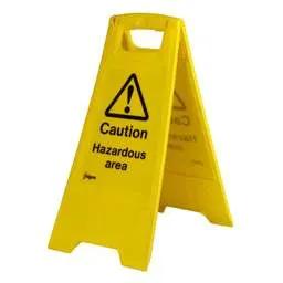 label sign Industrial Signs 'Caution Hazardous Area' Free Standing Floor Sign - label sign Industrial Signs 'Caution Hazardous Area' Free Standing Floor Sign
