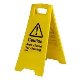 label sign Industrial Signs 'Caution Area Closed for Cleaning' Free Standing Floor Sign - label sign Industrial Signs 'Caution Area Closed for Cleaning' Free Standing Floor Sign