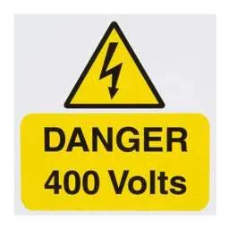 label sign Industrial Signs 75mm x 75mm Danger 400 Volts Label (Pack of 5) - label sign Industrial Signs 75mm x 75mm Danger 400 Volts Label (Pack of 5)