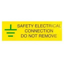 label sign Industrial Signs 75mm x 25mm Electrical Connection Do Not Remove Label (Roll of 250) - label sign Industrial Signs 75mm x 25mm Electrical Connection Do Not Remove Label (Roll of 250)