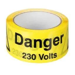 label sign Industrial Signs 48mm x 33m Danger 230 Volts Self Adhesive Warning Tape - label sign Industrial Signs 48mm x 33m Danger 230 Volts Self Adhesive Warning Tape