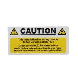 label sign Industrial Signs Mixed Cable Notice Labels Self Adhesive Vinyl Label (Roll of 100) - label sign Industrial Signs Mixed Cable Notice Labels Self Adhesive Vinyl Label (Roll of 100)