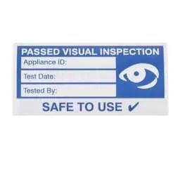 label sign Industrial Signs Passed Visual Inspection Labels (Roll of 100) - label sign Industrial Signs Passed Visual Inspection Labels (Roll of 100)