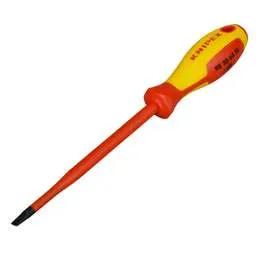 screwdriver Knipex 6.5mm x 262mm Insulated Slotted Screwdriver - screwdriver Knipex 6.5mm x 262mm Insulated Slotted Screwdriver