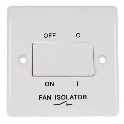BG British General BG 10A 3 Pole Fan Isolator Switch 815-01 - BG British General BG 10A 3 Pole Fan Isolator Switch 815-01