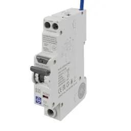 Electrical Lighting Lewden 20A 1P+N 1 Module Bidirectional B Curve 6kA 30mA Type A Compact RCBO - Electrical Lighting Lewden 20A 1P+N 1 Module Bidirectional B Curve 6kA 30mA Type A Compact RCBO