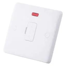 m2 slimline M2 Slimline 13A Unswitched Fused Spur with Neon and Flex Outlet White - Slimline m2 slimline M2 Slimline 13A Unswitched Fused Spur with Neon and Flex Outlet White Slimline