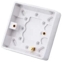 m2 slimline M2 Slimline 1 Gang 16mm Pattress Box White - Slimline m2 slimline M2 Slimline 1 Gang 16mm Pattress Box White Slimline