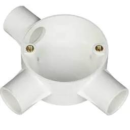 Marshall Tufflex 20mm PVC Conduit Tee Box White