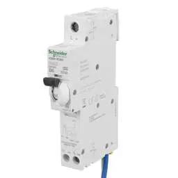 Electrical Lighting Schneider Acti9 6A 1P+N 1 Module B Curve 10kA 30mA Type A RCBO - Electrical Lighting Schneider Acti9 6A 1P+N 1 Module B Curve 10kA 30mA Type A RCBO