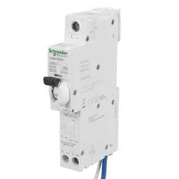 Electrical Lighting Schneider Acti9 10A 1P+N 1 Module B Curve 10kA 30mA Type A RCBO - Electrical Lighting Schneider Acti9 10A 1P+N 1 Module B Curve 10kA 30mA Type A RCBO