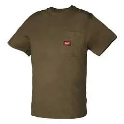 workwear Milwaukee X Large Work Short Sleeve T-Shirt Green - Workwear workwear Milwaukee X Large Work Short Sleeve T-Shirt Green Workwear