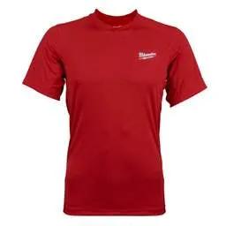 workwear Milwaukee Medium WorkSkin Warm Weather Short Sleeve T-Shirt Red - Workwear workwear Milwaukee Medium WorkSkin Warm Weather Short Sleeve T-Shirt Red Workwear