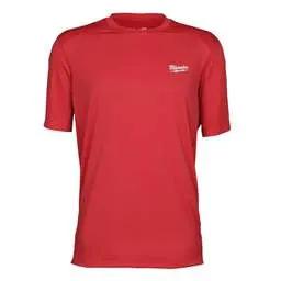 workwear Milwaukee X Large WorkSkin Warm Weather Short Sleeve T-Shirt Red - Workwear workwear Milwaukee X Large WorkSkin Warm Weather Short Sleeve T-Shirt Red Workwear
