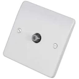 mk logic MK Logic Plus 1 Gang Non Isolated Screened Satellite Socket White - Electrical mk logic MK Logic Plus 1 Gang Non Isolated Screened Satellite Socket White Electrical