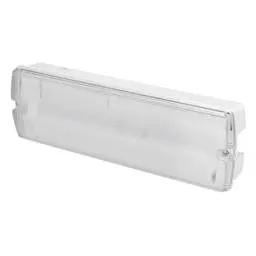 EMERGECNY LIGHTING NVC Lighting Nebraska LiFe 2.3W LED Maintained Emergency Bulkhead with ISO Legends - EMERGECNY LIGHTING NVC Lighting Nebraska LiFe 2.3W LED Maintained Emergency Bulkhead with ISO Legends