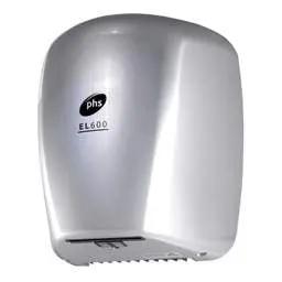 Warner Howard Warner Howard EL600 600W Low Energy Automatic Hand Dryer Nickel - Warner Howard Warner Howard EL600 600W Low Energy Automatic Hand Dryer Nickel