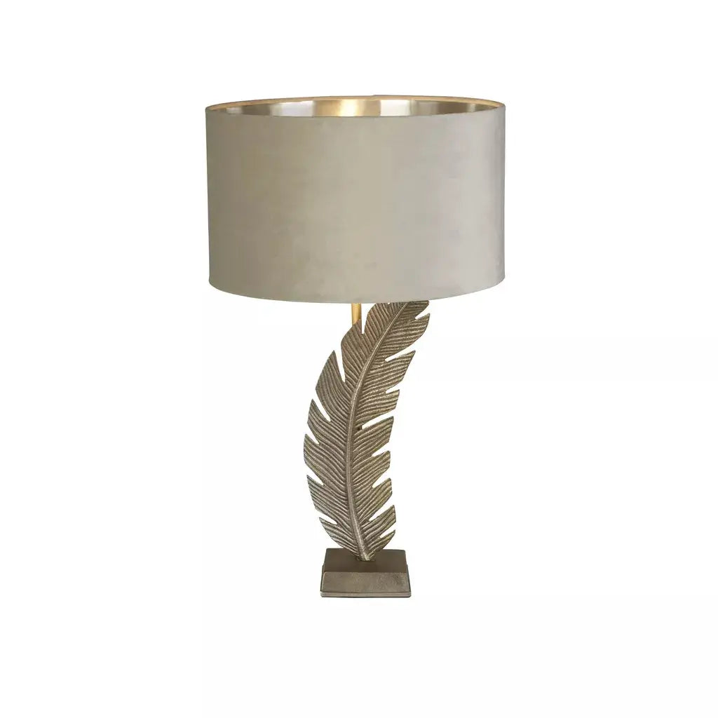searchlight table lamps Lux & Belle Leaf Table Lamp - Antique Silver & Grey Shade - searchlight table lamps Lux & Belle Leaf Table Lamp - Antique Silver & Grey Shade