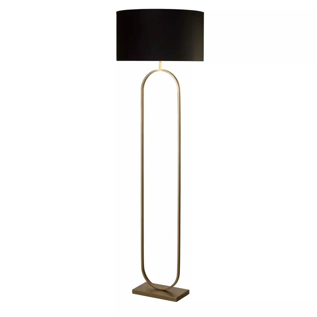 Searchlight Table Lamps Modish Floor Lamp Bronze Metal with Black Shade - Floor Lamps Searchlight Table Lamps Modish Floor Lamp Bronze Metal with Black Shade Floor Lamps