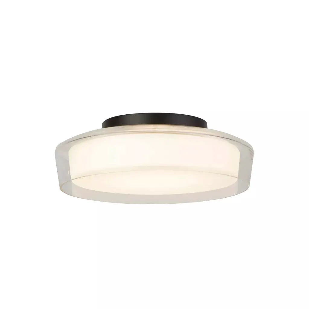 searchlight ceiling lights Puck Flush - Black Metal, Clear & Opal Glass - Ceiling Lights searchlight ceiling lights Puck Flush - Black Metal, Clear & Opal Glass Ceiling Lights