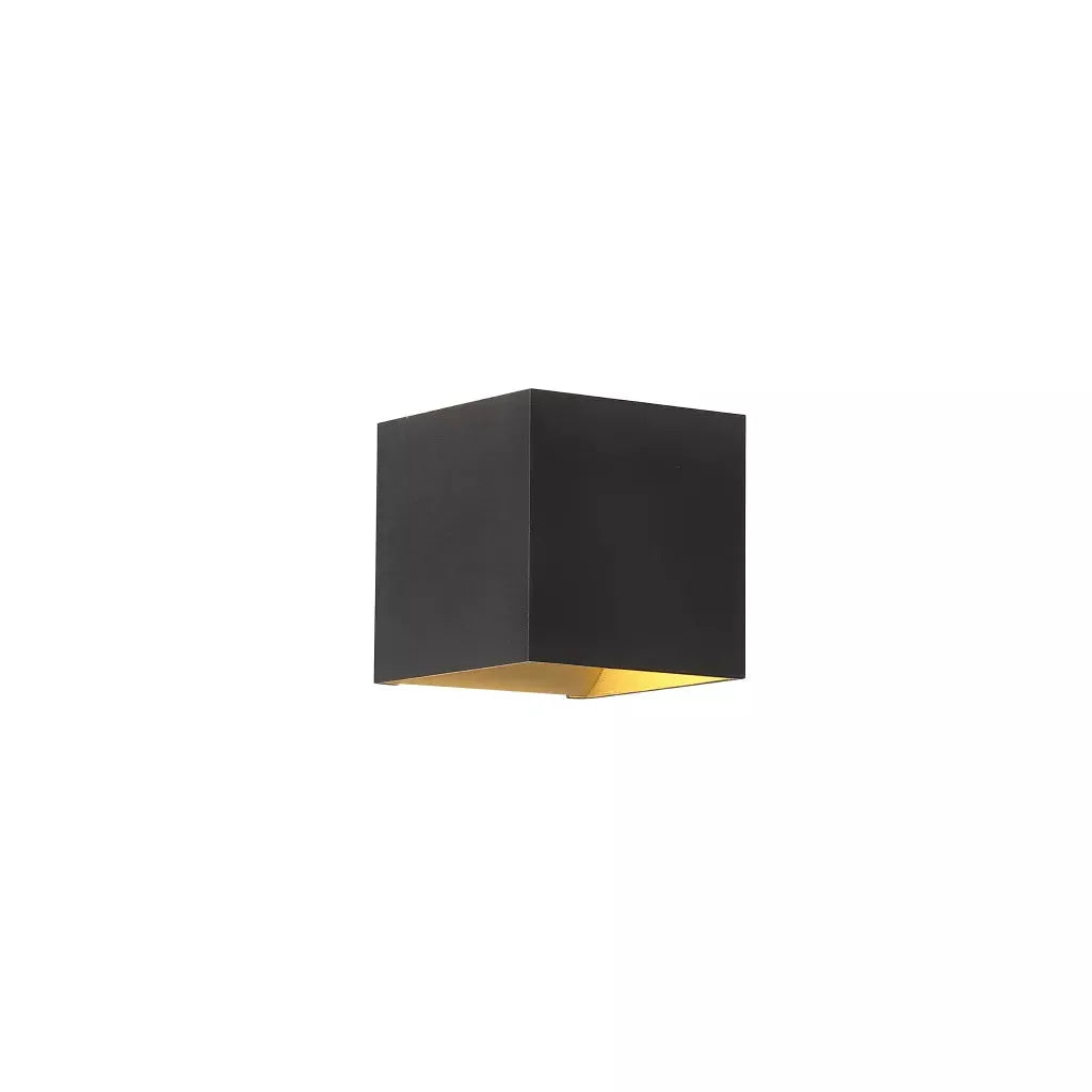 searchlight wall lights Newton Square Up&Down Wall Light, G9, Black/Gold - searchlight wall lights Newton Square Up&Down Wall Light, G9, Black/Gold