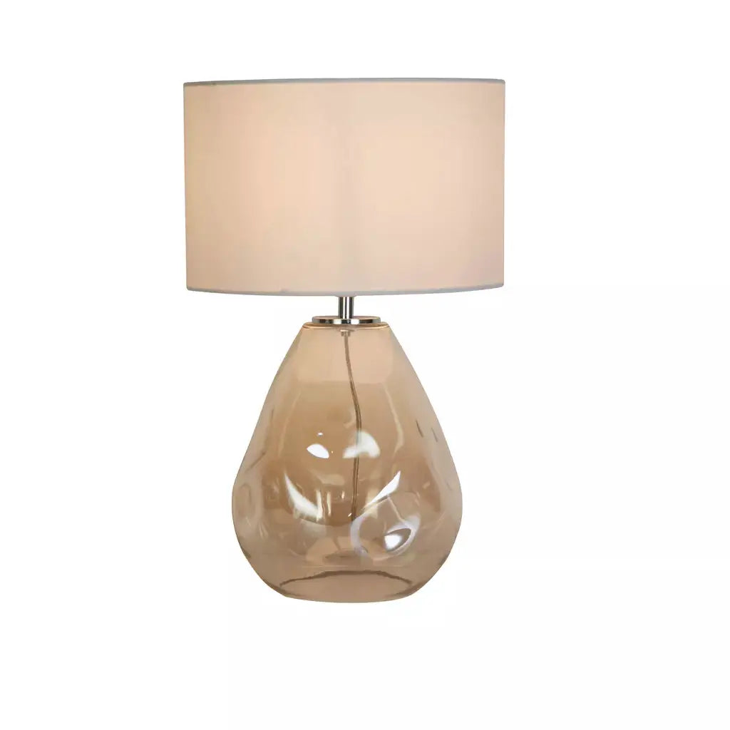 searchlight table lamps Devon 1Lt Table Lamp, Champagne Punched Glass with Off White - searchlight table lamps Devon 1Lt Table Lamp, Champagne Punched Glass with Off White