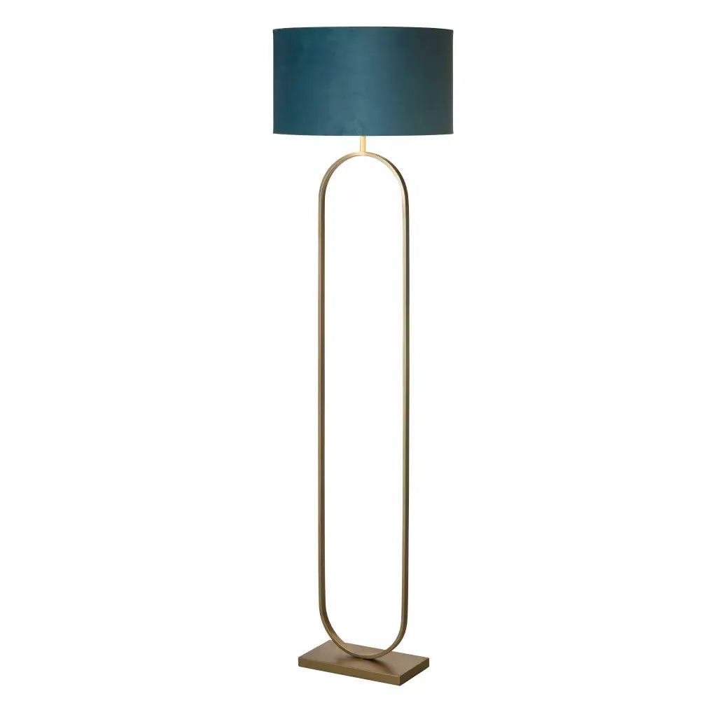 Searchlight Table Lamps Modish Floor Lamp Bronze Metal with Teal Shade - Floor Lamps Searchlight Table Lamps Modish Floor Lamp Bronze Metal with Teal Shade Floor Lamps