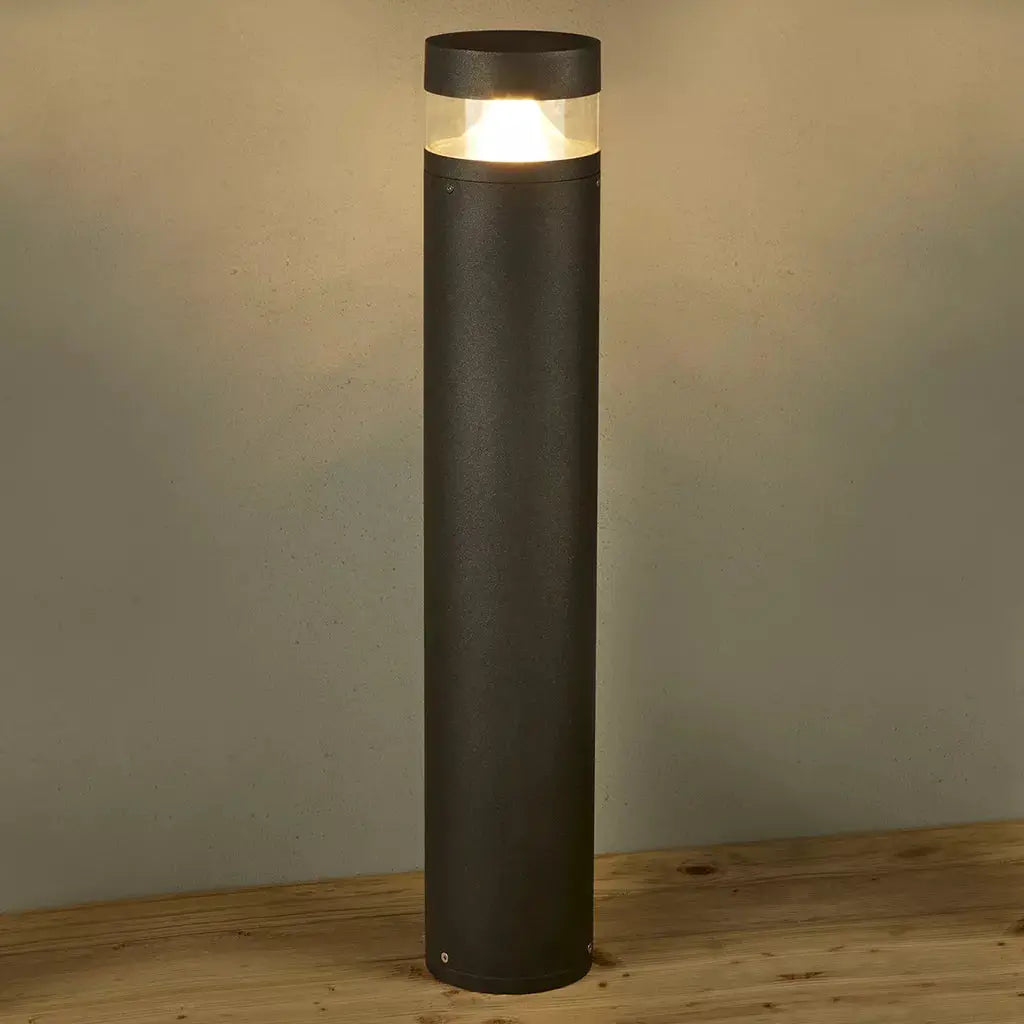 Searchlight Outdoor Bollards Sanderson 80cm, 8W 3000k, IP54, Graphite - Searchlight Outdoor Bollards Sanderson 80cm, 8W 3000k, IP54, Graphite