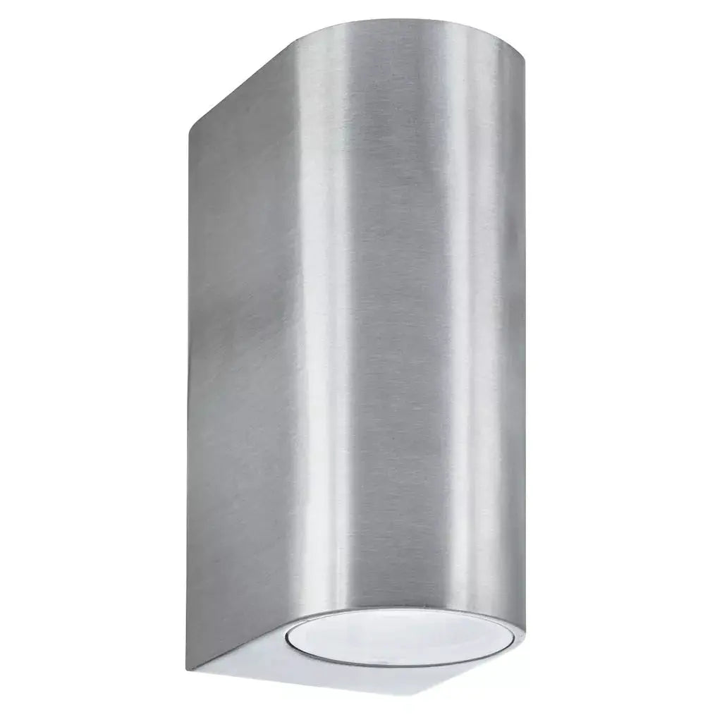 outdoor walllights Eiffel 2Lt Outdoor Wall Light- Satin Silver, Clear & Frosted - outdoor walllights Eiffel 2Lt Outdoor Wall Light- Satin Silver, Clear & Frosted