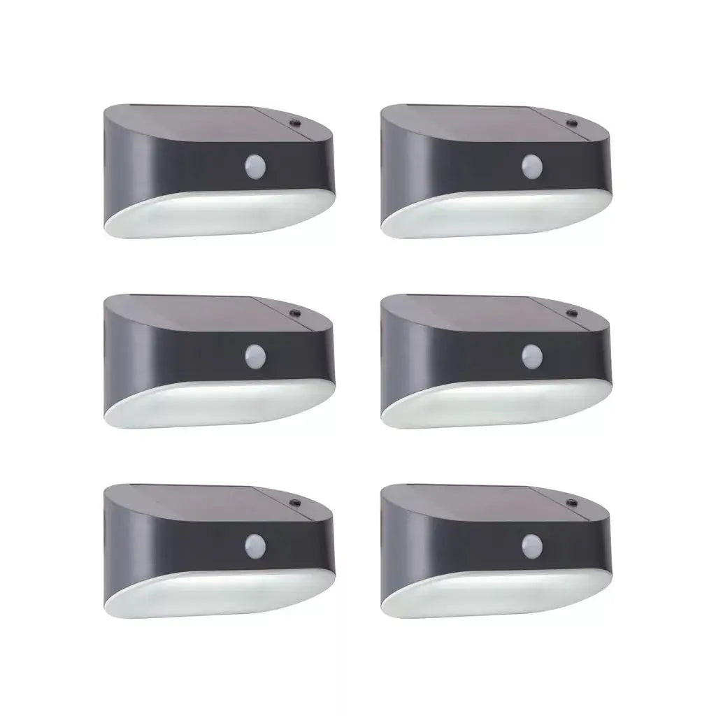Outdoor Solar Promo Pack of 6 - 67421BK-PIR - Outdoor Solar Promo Pack of 6 - 67421BK-PIR