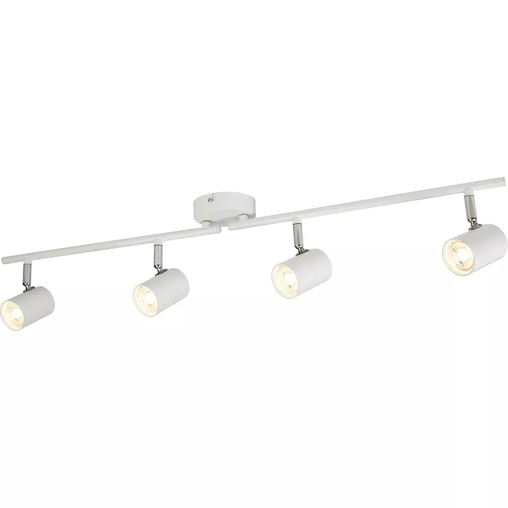 searchlight spots Rollo 4Lt Split Bar Spotlight - White Metal - searchlight spots Rollo 4Lt Split Bar Spotlight - White Metal