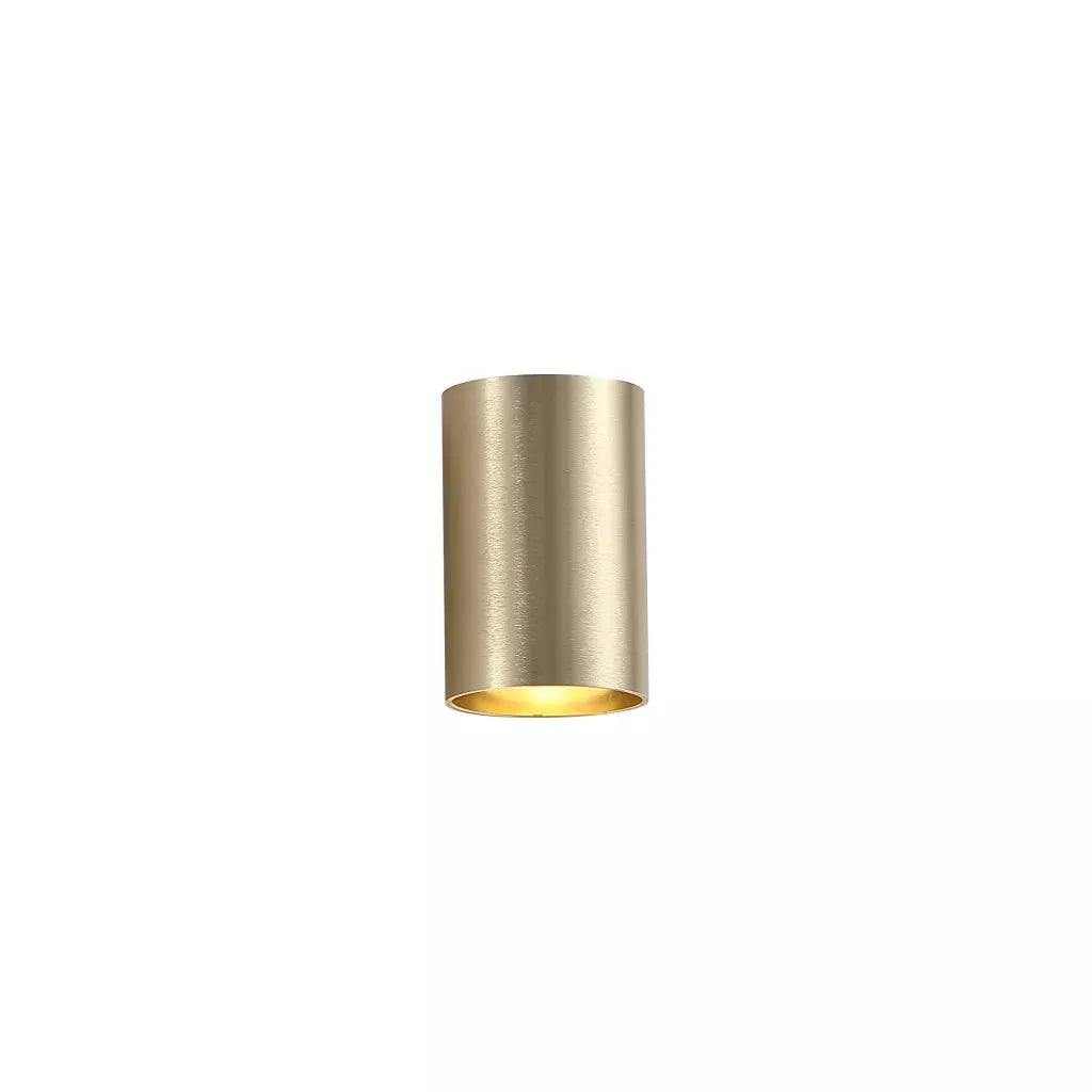 searchlight wall lights Cyls Cylinder Down Wall Light, GU10, Gold - searchlight wall lights Cyls Cylinder Down Wall Light, GU10, Gold