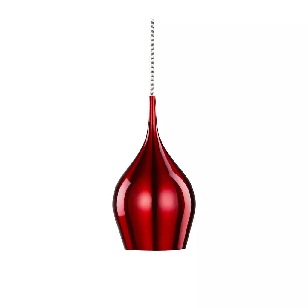 Searchlight Pendant Lights Vibrant Pendant - Metallic Red Metal - Searchlight Pendant Lights Vibrant Pendant - Metallic Red Metal