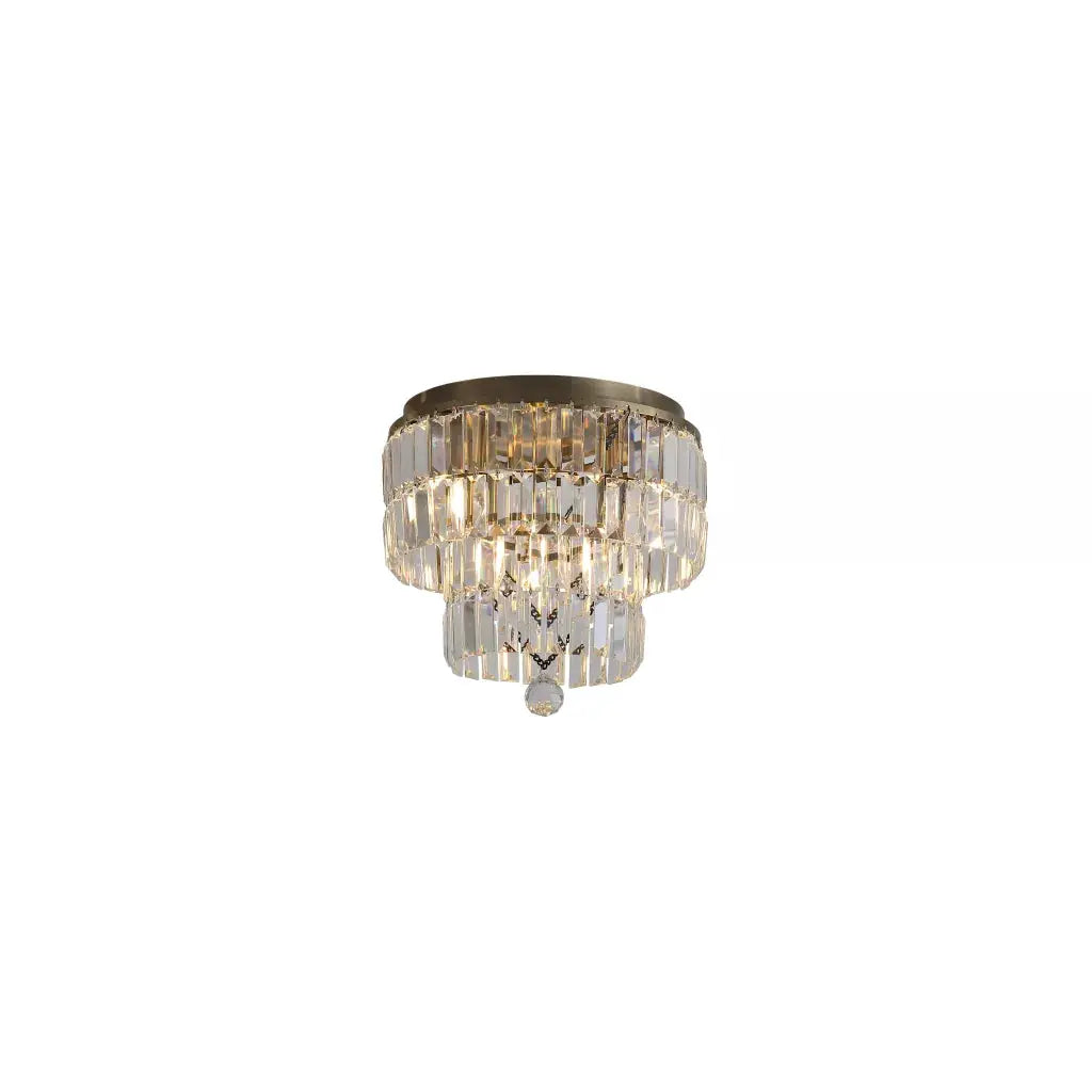 searchlight ceiling lights Empire 4Lt Flush - Antique Brass Metal & Clear Crystal - Ceiling Lights searchlight ceiling lights Empire 4Lt Flush - Antique Brass Metal & Clear Crystal Ceiling Lights