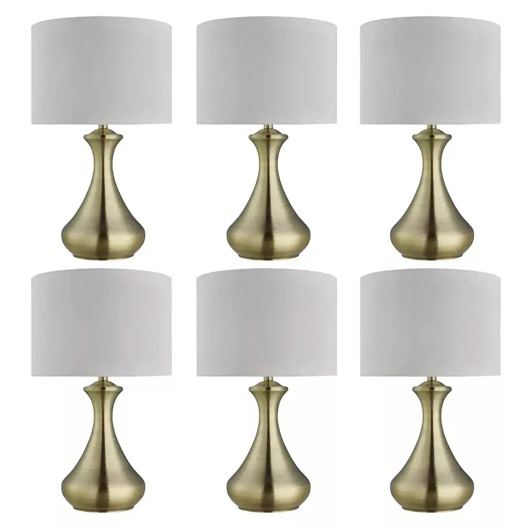 searchlight table lamps Promo Pack of 6 - 2750AB - searchlight table lamps Promo Pack of 6 - 2750AB