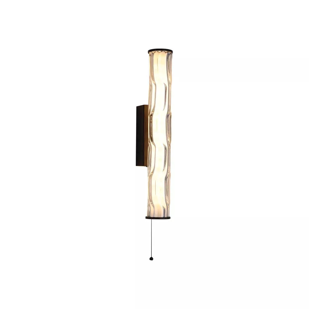 searchlight wall lights Vibrate LED Wall Light, Matt Black with Glass - searchlight wall lights Vibrate LED Wall Light, Matt Black with Glass