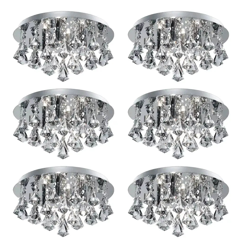 searchlight ceiling lights Promo Pack of 6 - 3304-4CC - searchlight ceiling lights Promo Pack of 6 - 3304-4CC