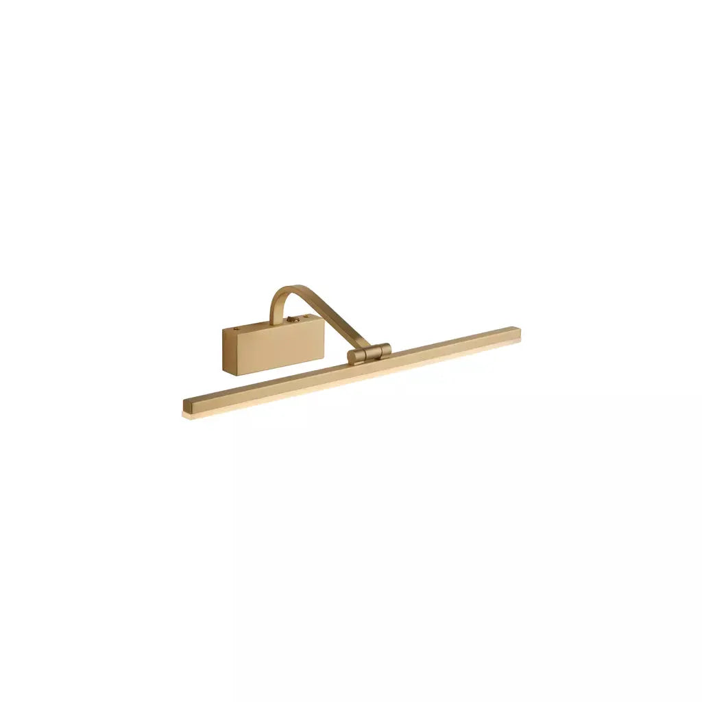 searchlight wall lights Bilbao Picture Light - Satin Brass Metal - searchlight wall lights Bilbao Picture Light - Satin Brass Metal