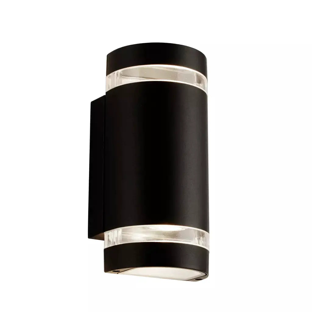 outdoor walllights Sheffield Outdoor 2Lt Wall Light - Black, Glass & Polycarb - outdoor walllights Sheffield Outdoor 2Lt Wall Light - Black, Glass & Polycarb