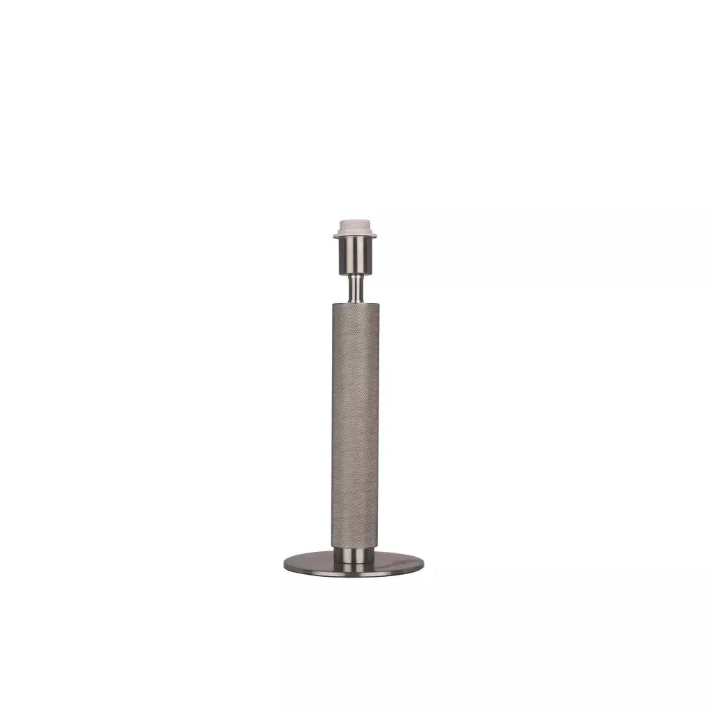 searchlight table lamps Base Only - London Table Lamp - Knurled Silver - searchlight table lamps Base Only - London Table Lamp - Knurled Silver