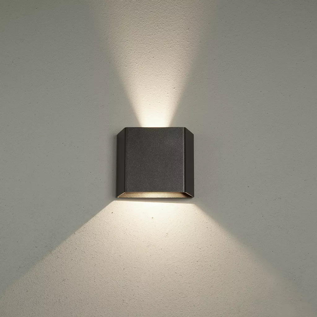 outdoor walllights Strand Adjustable Up/Down 2 x 7W Wall Light, Graphite - outdoor walllights Strand Adjustable Up/Down 2 x 7W Wall Light, Graphite