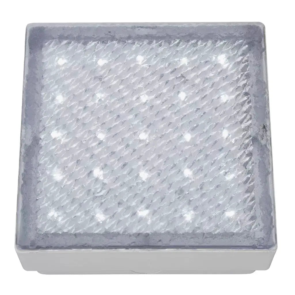 Searchlight Outdoor Bollards Walkover Outdoor Recessed - White Metal & Polycarbonate - Searchlight Outdoor Bollards Walkover Outdoor Recessed - White Metal & Polycarbonate
