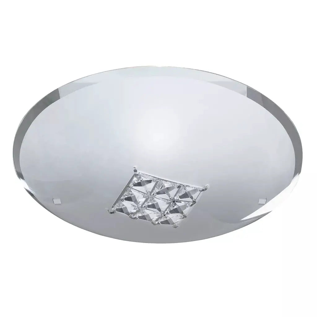 searchlight ceiling lights Horizon Flush - Sanded Glass & Clear Crystal - Ceiling Lights searchlight ceiling lights Horizon Flush - Sanded Glass & Clear Crystal Ceiling Lights