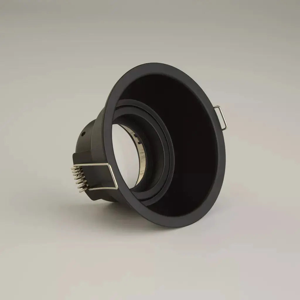 Searchlight Downlights Slim IP65 Trim 3 FR, GU10, Matt Black - Searchlight Downlights Slim IP65 Trim 3 FR, GU10, Matt Black