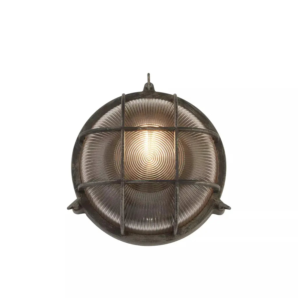 outdoor walllights Bulkhead Round Outdoor Light-Black/Silver Metal & Clear Glas - outdoor walllights Bulkhead Round Outdoor Light-Black/Silver Metal & Clear Glas